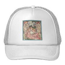 Queen of Summer ~ Vintage Art Nouveau Print Hats