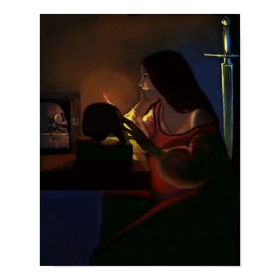Queen of Swords Print by juliecucciawatts
