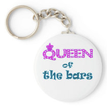 Queen of the Bars Keychain