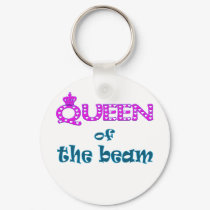 Queen of the Beam keychains by KidSports Queen of the Beam keychains