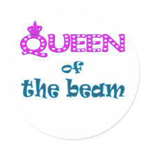 Queen of the Beam stickers by KidSports Queen of the Beam stickers