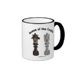 Queen of the Castle Chess Dogs Mugs