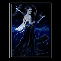 Queen of the Dark Hunt postcard postcards