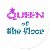 Queen of the Floor stickers by KidSports Queen of the Floor stickers