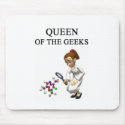 QUEEN of the geeks mousepads