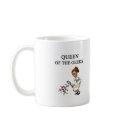 QUEEN of the geeks mugs by jimhartley QUEEN of the geeks mugs
