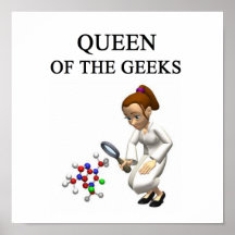 QUEEN of the geeks Posters