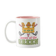 Queen of the Green Golf Mug mug