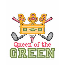 Queen of the Green Womens Golf Shirt