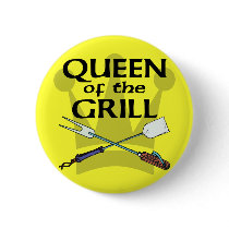 Queen of the Grill Button