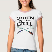 Queen of the Grill t-shirts by mazcloset Queen of the Grill t-shirts