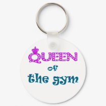 Queen of the Gym keychains by KidSports Queen of the Gym keychains