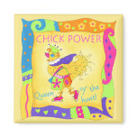 Queen of the Hunt Chick Power Magnet
