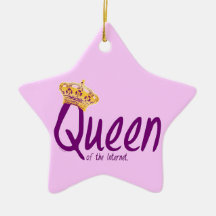 Queen of the Internet Ornaments