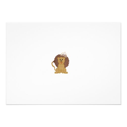 Queen of the Jungle Baby Shower Invitation
