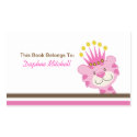 Queen of the Jungle Custom Book Plate Sticker