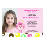 QUEEN OF THE JUNGLE *PHOTO* Birthday 5x7 Announcement