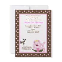 Queen of the Jungle Pink Tiger Birthday Invitation by allpetscherished Queen of the Jungle Pink Tiger Birthday Invitation