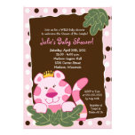 QUEEN OF THE JUNGLE TIGER 5x7 Baby Shower Announcements