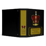 Queen of the Kitchen Crown Family Recipe Binder