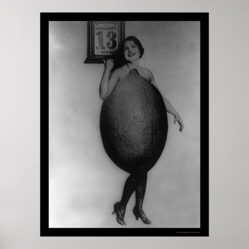 Queen of the Lemons on Friday the 13th 1920 Poster