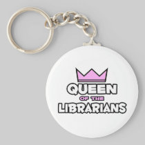 Queen of the Librarians Keychains