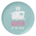 Queen of the Road Vintage Camper plates