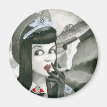 "Queen of the Skies" magnets