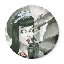 "Queen of the Skies" Fridge Magnet