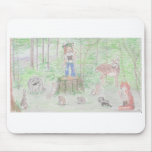 Queen of the Squirrels Mousepad mousepads