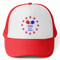 Queen of the Table Ping Pong Mesh Hat