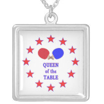 Queen of the Table Ping Pong Necklaces