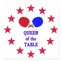 Queen of the Table Ping Pong Posters