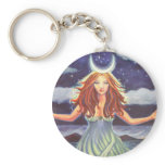 Queen Of The Tides - Goddess Art Keychain