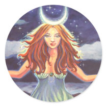 Queen Of The Tides - Goddess Art Stickers stickers