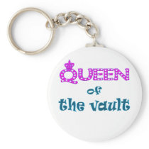 Queen of Vault Key Chain