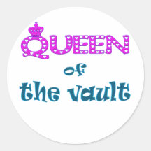 Queen of Vault Stickers
