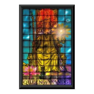Queen of wands print