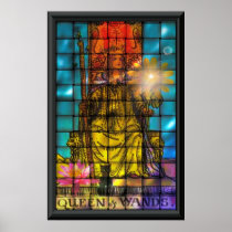 Queen of wands print