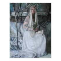 Queen of Winter Postcard postcards