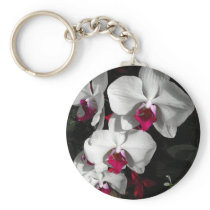 Queen Orchid Key Chain