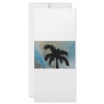 Queen Palm Silloutte From Florida Rack Card Design