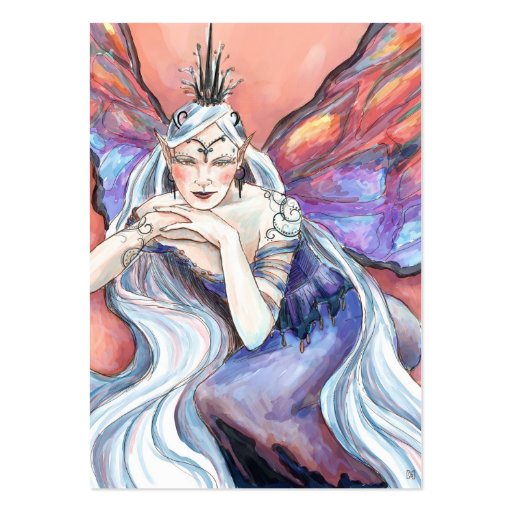 Queen Titania Gift Tag Business Card Template