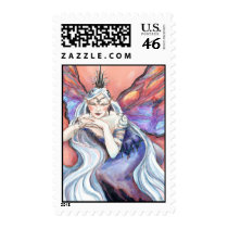 Queen Titania Stamp by hiddenrealms Queen Titania Stamp