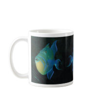 Queen Triggerfish mug by Thorninger Queen Triggerfish mug