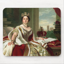 Queen Victoria Portrait Mouse Pads