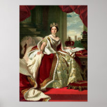 Queen Victoria Portrait Poster