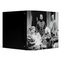 Queen Victoria, Tsar Nicholas II 3 Ring Binder