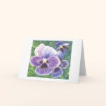 Queen Violet watercolor art greeting card cards