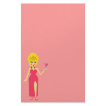 Queenie Martini Stationary stationery by Derora Queenie Martini Stationary stationery